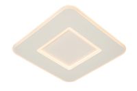 lampara de techo de sintetico con 1 led integrado blanco