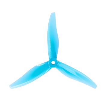 2 pares / 6 pares GEMFAN 5129 YUKI hélice de 5.1 pulgadas y 3 palas con agujero de 5 mm para motor 2306 2207KV de dron d