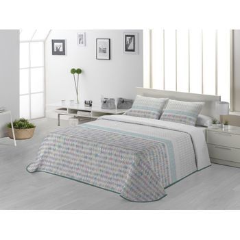 Colcha Bouti Modelo Miami Jvr 235x270 Para Cama 135 Cm.