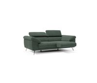 donatello sofa con reposabrazos con arcon en tejido desmontable 213 cm verde
