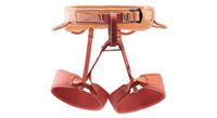 arnes de escalada para mujer petzl corax lt coral beige