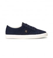lauren ralph lauren para mujer 802804598002 deportivas de loneta janson ii marino 41 tela plano cordones casual