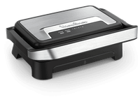 grill - moulinex inicio compact gi270d 2 en 1  sandwichera raciones antiadherente 1000 w bandeja de goteo extraible acero inoxidable