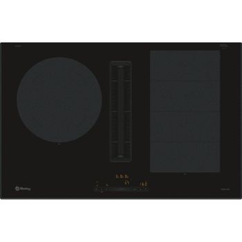 Placa de inducción Balay 3EBC989LH FlexInducción 80 cm Negra con Campana Integrada