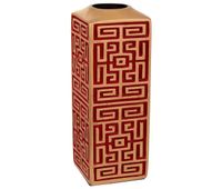 jarron de polirresina rojo 95x95x255h cm