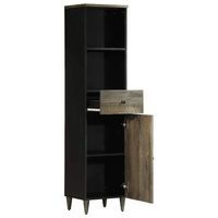mueble de bano  armarios bano madera maciza de mango 38x33x160 cm