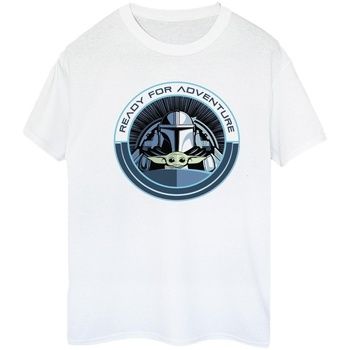 Disney Camiseta manga larga The Mandalorian Ready For Adventure para mujer