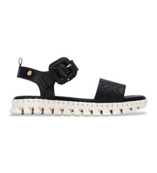 Carmela para mujer. 16326603-NEGRO Sandalias de Piel 163266 negro (37), Plano, Hebilla, Casual