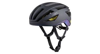 Casco de carretera cairn atom mips negro morado