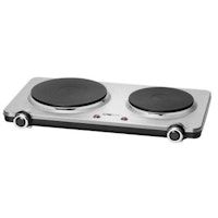clatronic dkp 3668 e mesa hornillo electrico  placa electrica negro acero inoxidable