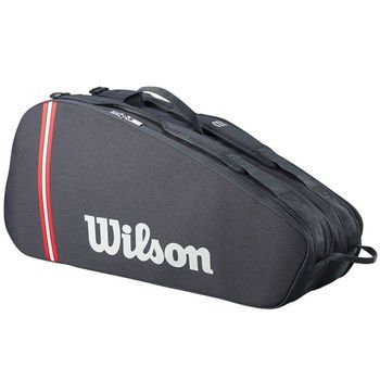Raquetero Wilson Tour 6pk Negro