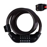 candado para bicicleta xanes candado de acero con contrasena codigo de cinco digitos antirrobo cable de seguridad po