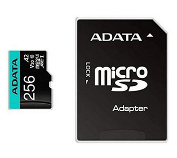 ADATA microSDXC/SDHC UHS-I U3 256GB c/adapt