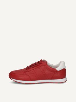 CAPRICE Sneaker, red, made of Leather, Size 39