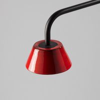lampara de mesa led absidiola conica brazo 35w