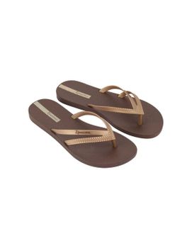 Chanclas Ipanema Bossa Mujer Marrón/Oro