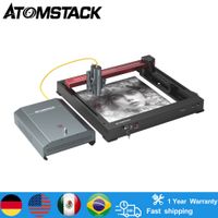atomstack-maquina de grabado laser infrarrojo a20 pro grabador de corte de metal area de trabajo de 40x40cm 1064nm 20w