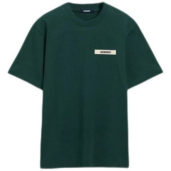 Jacquemus Camiseta LE T-SHIRT GROS GRAIN DARK GREEN para mujer