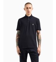 ax armani exchange para hombre xm000367af13022ub101 polo de manga corta marino s casual algodon