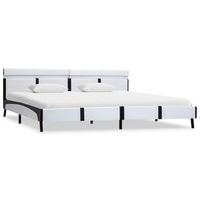 cama matrimonial  cama doble  estructura de cama con led sin colchon blanco 180x200 cm cfw14728