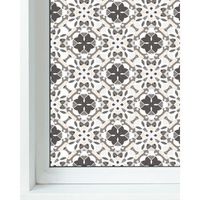 panorama vinilo ventanas gris 120x200cm hidraulico oriental mosaico