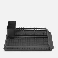 brabantia dish drying rack - dark grey