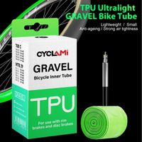 cyclami ultraligero de carretera mtb 29 bicicleta tpu tubo interior neumatico valvula francesa fv 45mm para grava 700c 32c 35c 37c 40c 47c super ligero