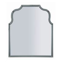 espejo de pared con marco de cristal gris 85x1x100 cm