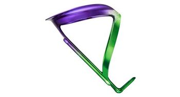 Supacaz porta botella fly cage edicion limitada violeta verde