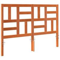 cabecera de cama con cabecera marron cera 1455 x 4 x 104 cm vidaxl