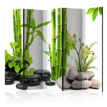 Biombo - Bamboos And Stones Ii (225x172 Cm)