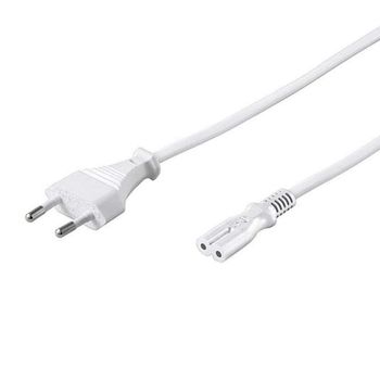 Goobay Cable de Alimentación IEC-320/C7 3m Blanco