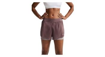 Pantalones cortos 2 en 1 nike swift rosa mujer