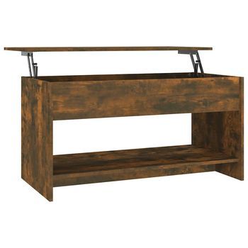 Mesa De Centro 102x50x52,5 Cm Madera - Marrón