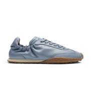hoff para mujer 22661409 zapatillas de piel bridge napa azul 41 plano cordones casual