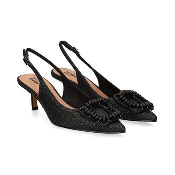 Bibi Lou Zapatos De Tacón Medio Mujer - Negro Talla 37
