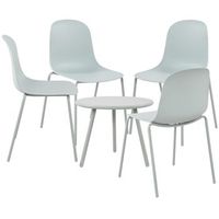 suite de 4 plazas mindin plastico turquesa clp