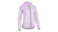 chaqueta de trail cortaviento evadict lila para mujer