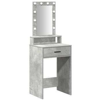Mesa Tocador | Mesa De Maquillaje Gris 50 X 41 X 140 Cm Madera De Ingeniería