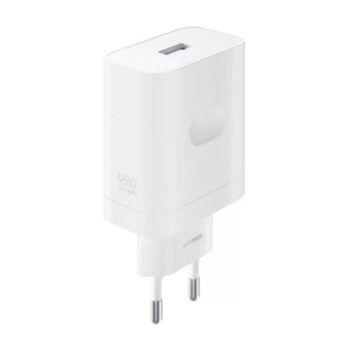 Cargador realme RMTC45W SuperVOOC 45W carga rápida USB-A blanco