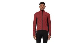 Chaqueta softshell vaude kuro ii para bicicleta rojo