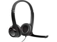 auriculares - logitech usb headset h390 de diadema con cable para pc microfono control multimedia cancelacion de ruido negro