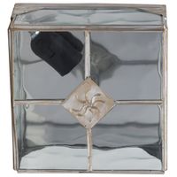 mi lampara - plafon cuadrado serie pluton 3xe27 blanco 40x40