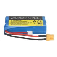 piezas de barco rc udirc udi023udi023pro inkfish jet 74v 2000mah 148wh 2s xt30 bateria de iones de litio con enchufe