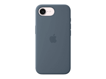 Apple Funda de silicona con MagSafe para el iPhone 17e, Compatible correa Crossbody, Azul náutico