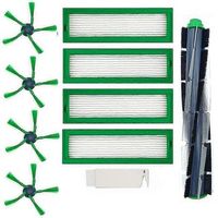 cepillo de rodillo de repuesto cepillos laterales filtro hepa compatible vorwerk kobold vr200 vr300 robot aspirador  anuncios
