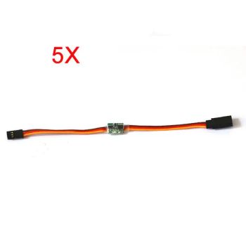 5PCS 3.6V-24V Señal de Servo Reversa Soporte de Alta Voltaje Compatible para Todos los Servos