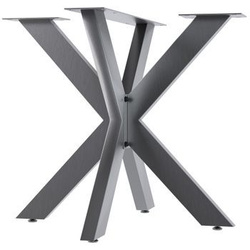 Patas De Mesa Biloxi Metal Acero Inoxidable 85x85x71 Cm Clp