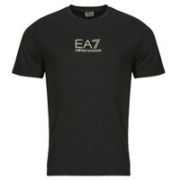 emporio armani ea7 camiseta train gold label tee punto roma big logo 7m000301 para hombre