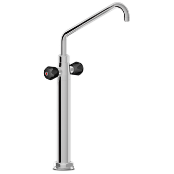 Grifo Columna Sobremesa 2 Aguas Pomo Aislante